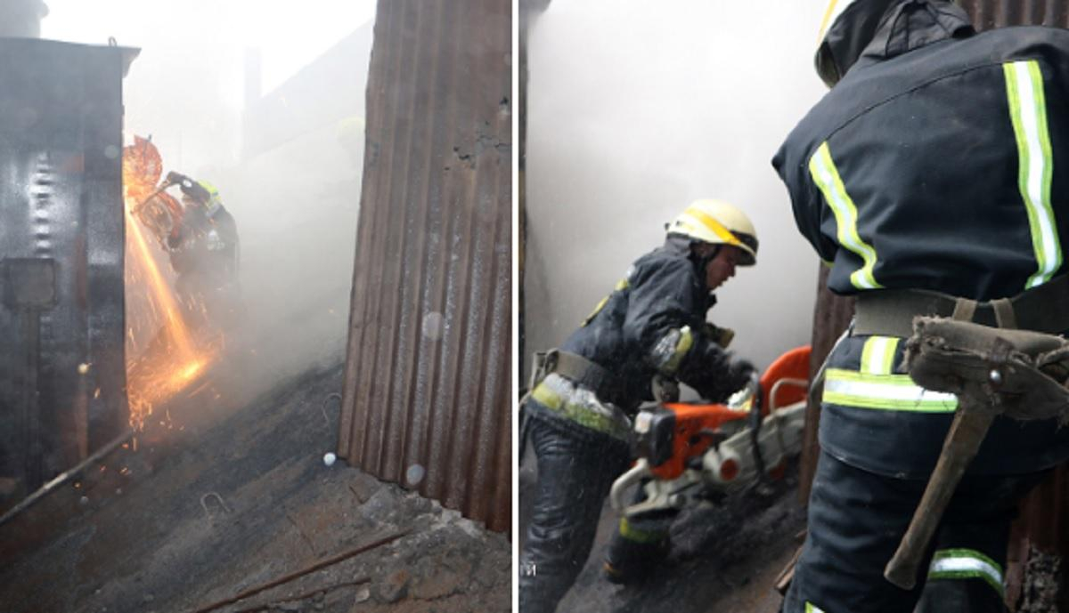В Днепре на металлургическом заводе вспыхнул пожар: фото и видео