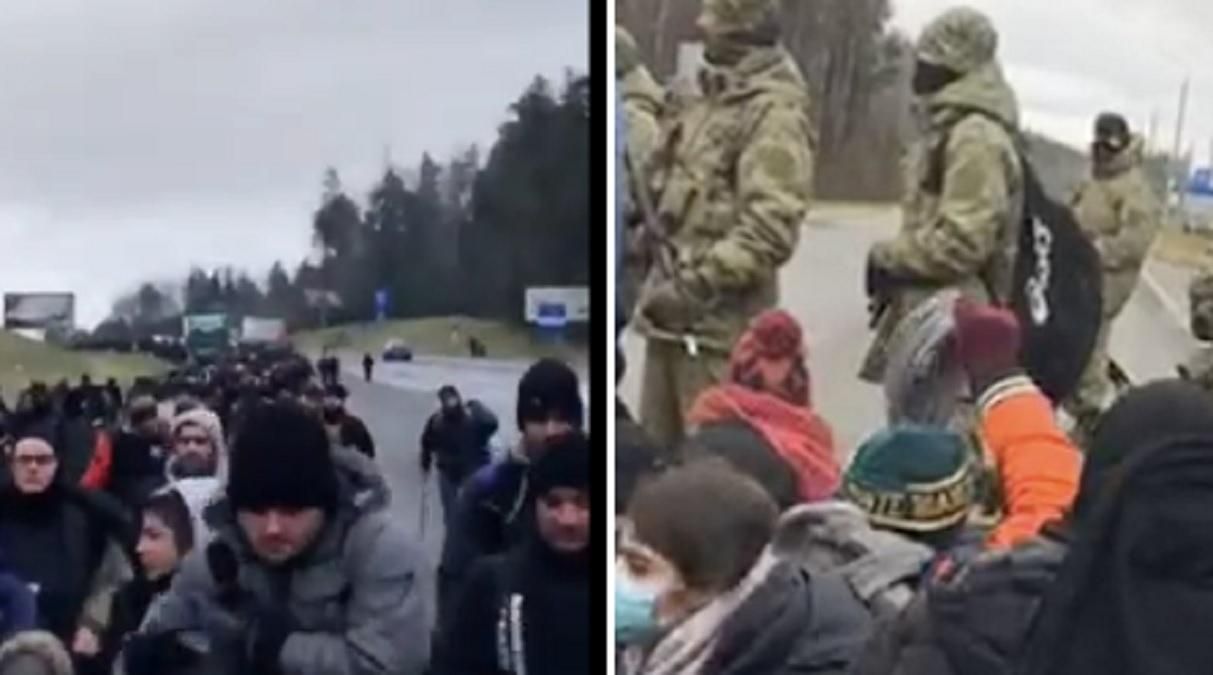 Наибольшая попытка насильственного проникновения, – Польша о колоннах мигрантов возле границы