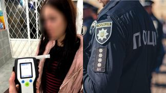 Музика та крики з авто: водійка на Херсонщині "надула" понад 5 проміле алкоголю