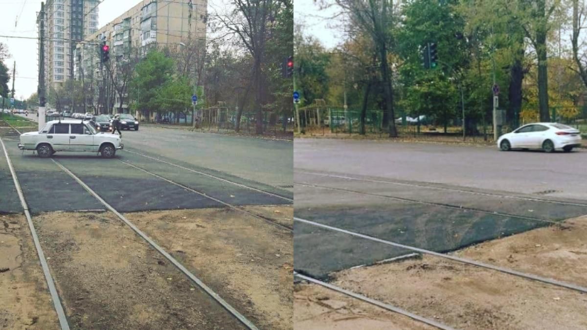 В Одесі невідомі заасфальтували ділянку, на яку мали виділити 16 мільйонів - 24 Канал В Одесі невідомі заасфальтували ділянку, на яку мали виділити 16 мільйонів - 24 Канал