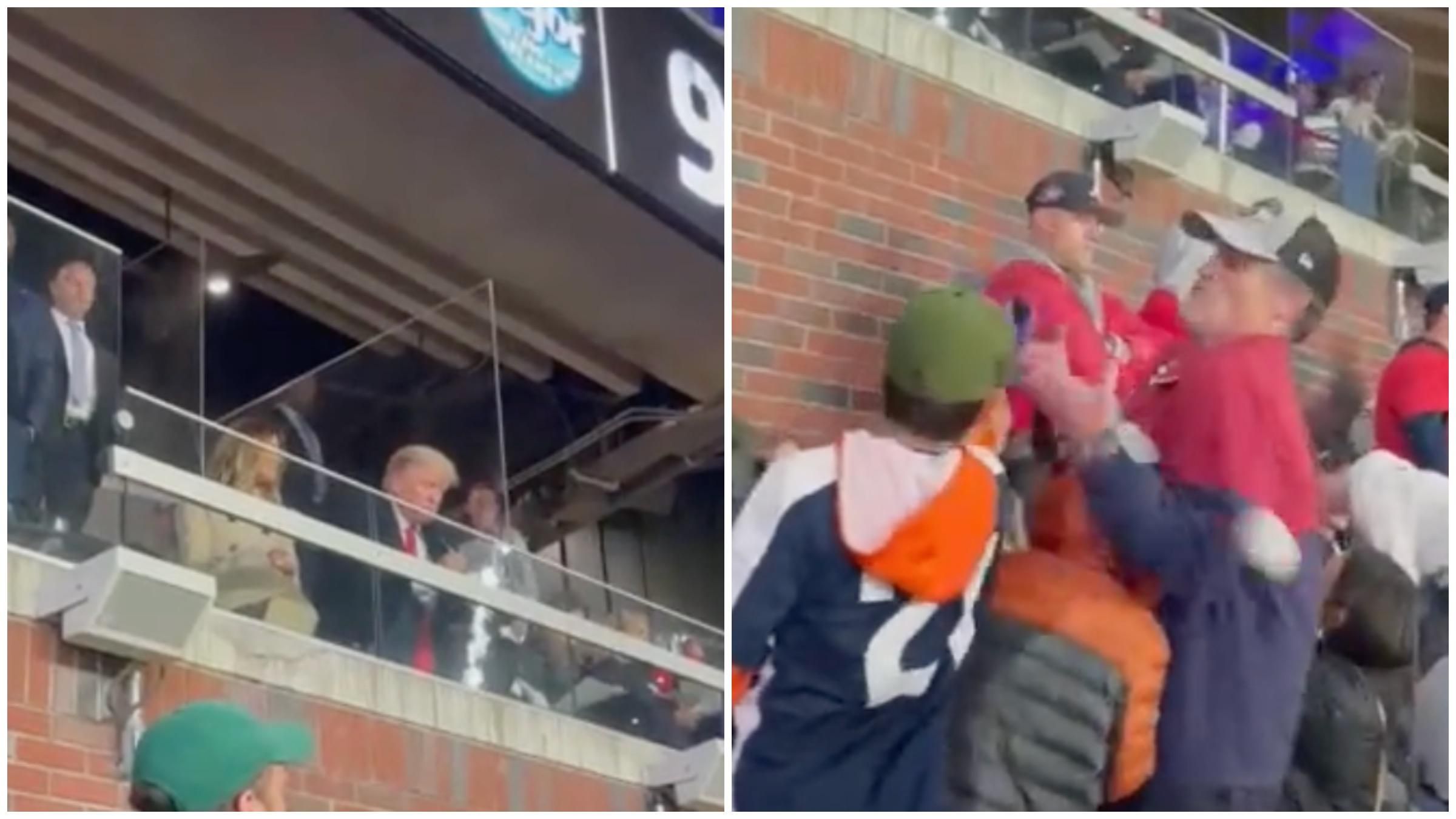 Трамп попал бейсбольным мячом ребенку в голову: курьезное видео Трамп попал бейсбольным мячом ребенку в голову: курьезное видео