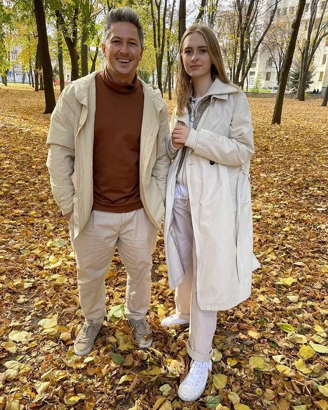 Олександр Педан з донькою