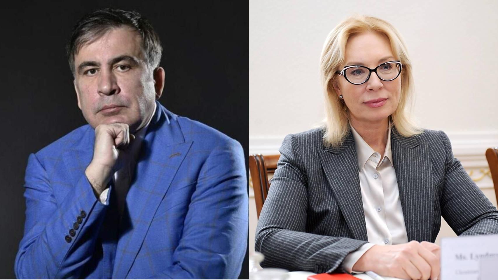 Саакашвили при этапировании избили, – Денисова