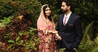 Лауреатка Нобелівської премії миру Малала Юсафзай вийшла заміж: фото з весілля правозахисниці