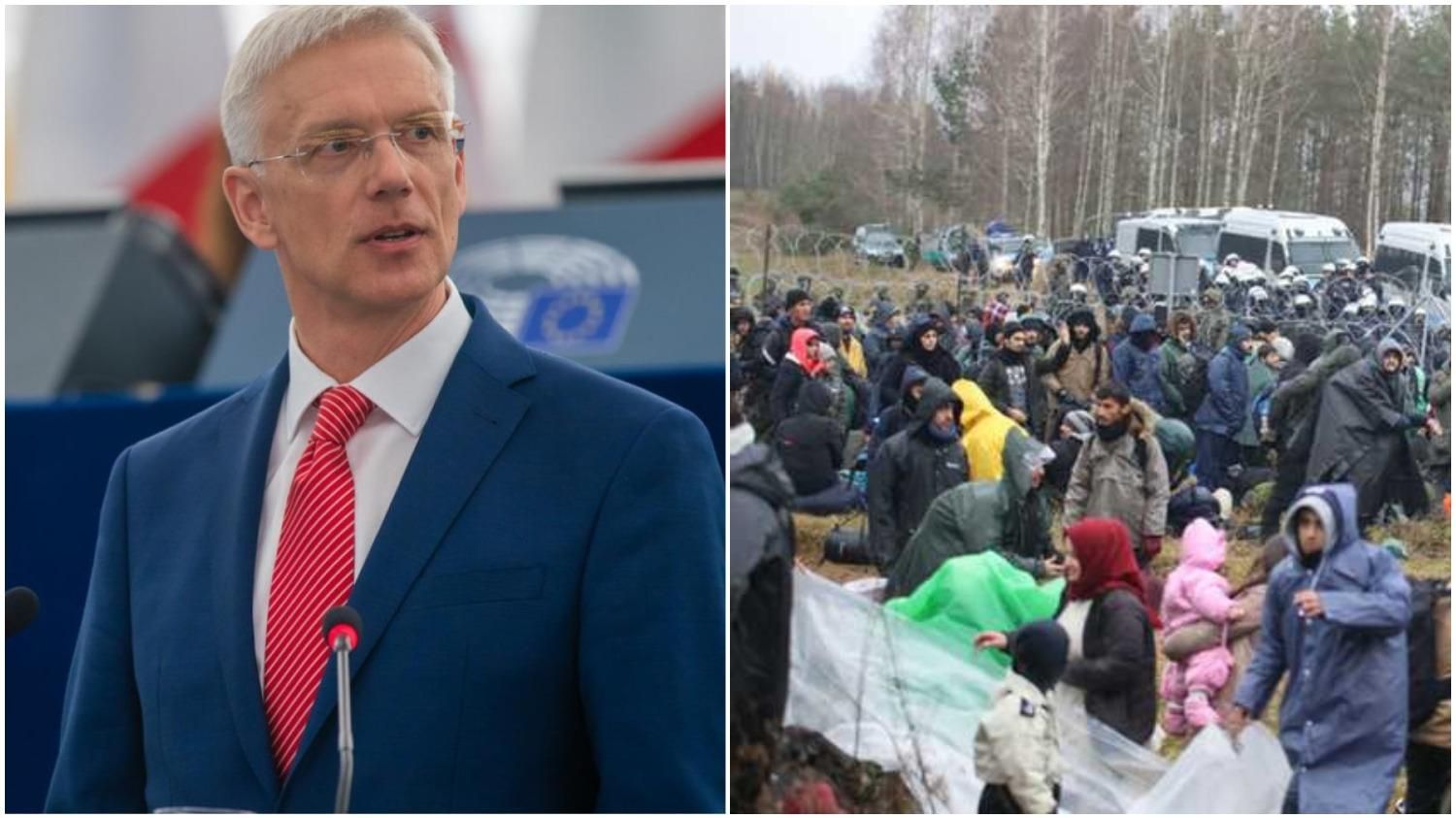 Прем'єр Латвії назвав наплив мігрантів на кордоні Білорусі "гібридною атакою на весь ЄС" - новини Білорусь - 24 Канал Прем'єр Латвії назвав наплив мігрантів на кордоні Білорусі "гібридною атакою на весь ЄС" - новини Білорусь - 24 Канал