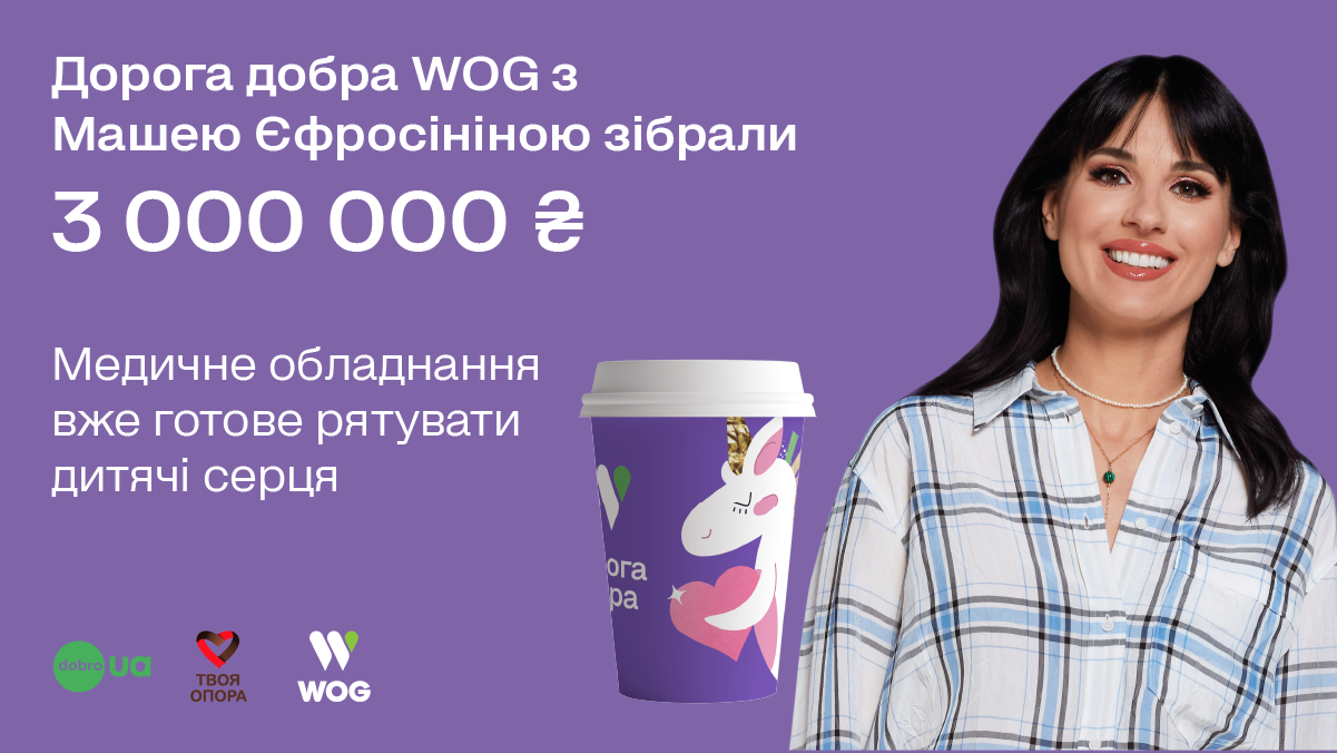 Благодійність, доступна кожному: WOG наповнює каву сенсами - Україна новини - 24 Канал