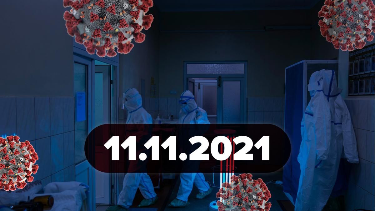 Коронавірус Україна, новини 11 листопада 2021 – статистика