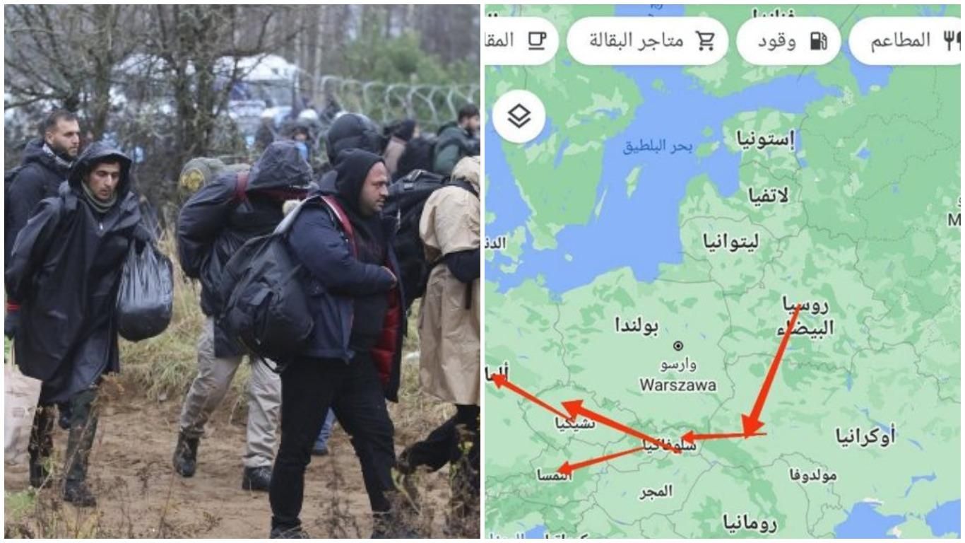 У мережі поширюють ймовірну карту мігрантів з "планом Б" через Україну: у ДПСУ відповіли - новини Білорусь - 24 Канал У мережі поширюють ймовірну карту мігрантів з "планом Б" через Україну: у ДПСУ відповіли - новини Білорусь - 24 Канал