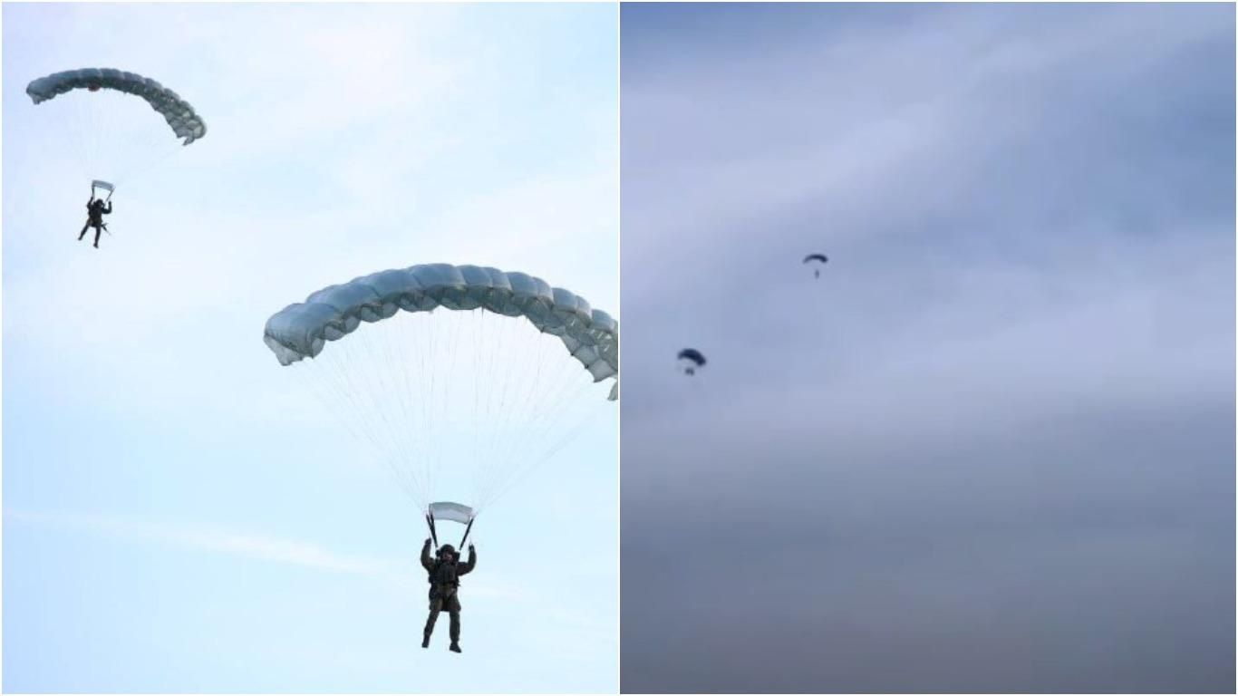 Зіткнулись в небі: у мережі з'явилось відео моменту загибелі російських десантників - 24 Канал Зіткнулись в небі: у мережі з'явилось відео моменту загибелі російських десантників - 24 Канал
