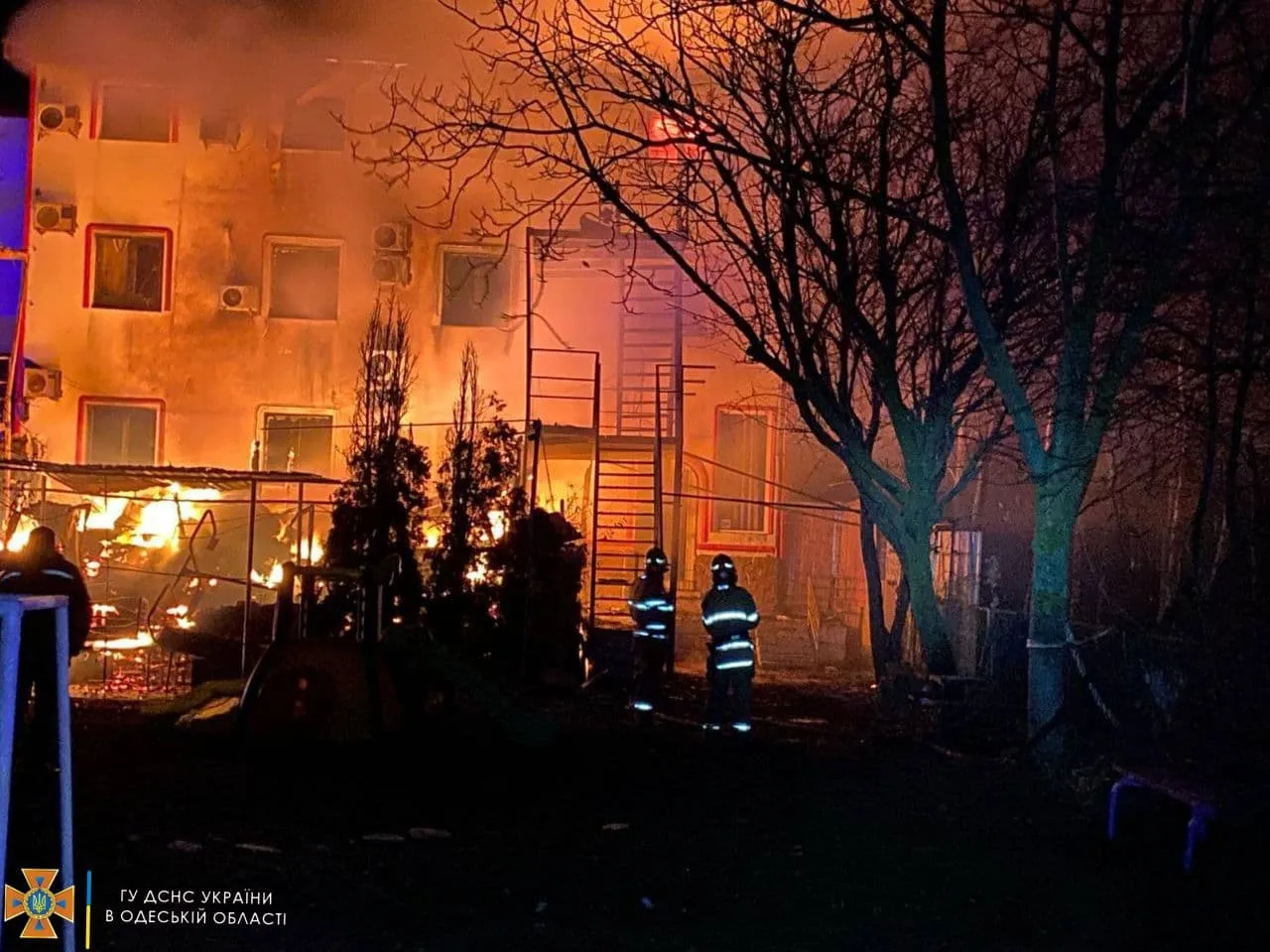 На Одещині палала база відпочинку На Одещині палала база відпочинку