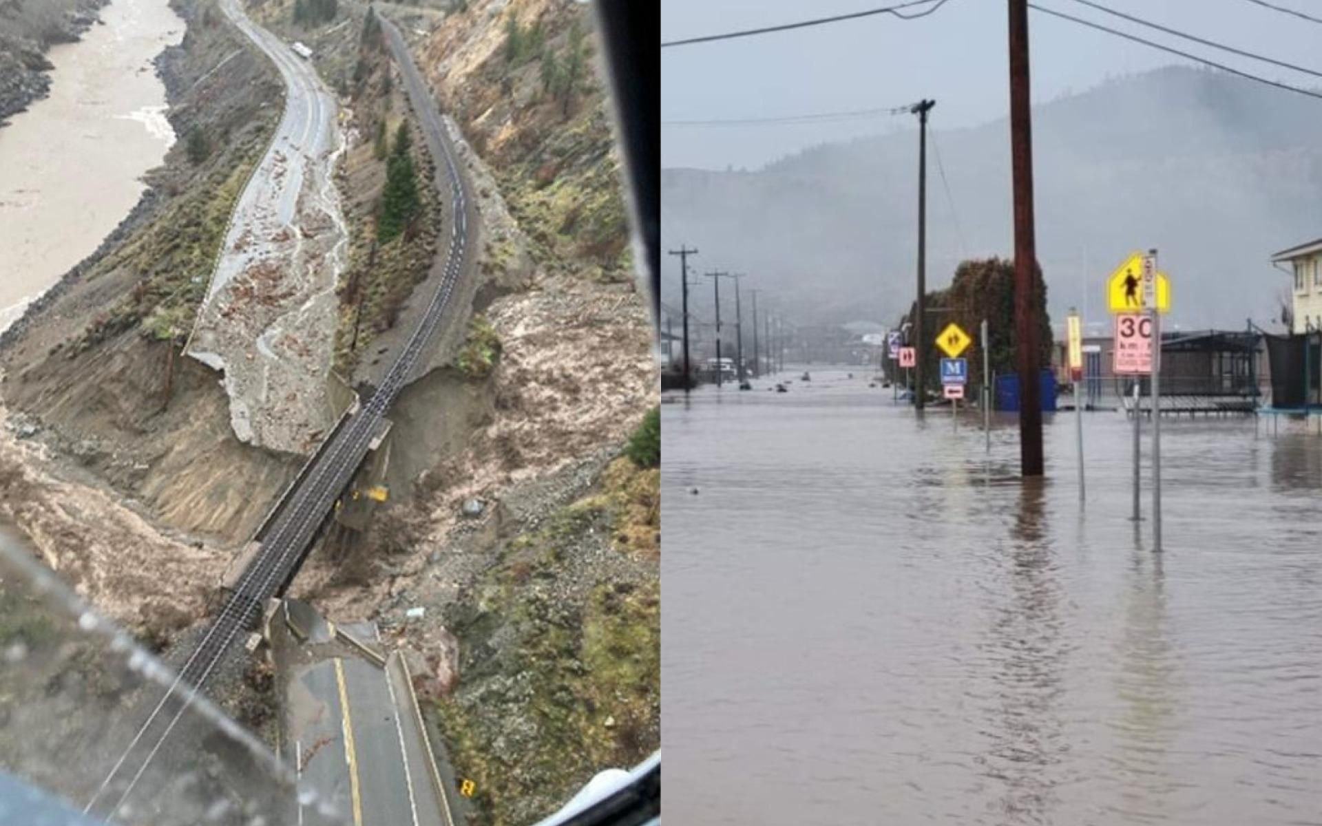 Дети застряли в авто: в Канаде массовые оползни из-за ливней – впечатляющие кадры Дети застряли в авто: в Канаде массовые оползни из-за ливней – впечатляющие кадры