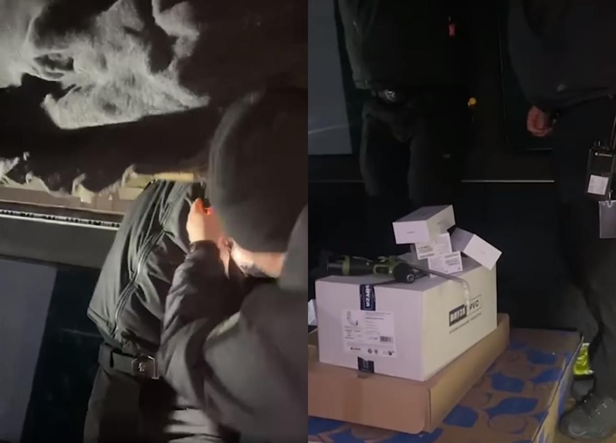 Украинец спрятал в крыше микроавтобуса почти 200 контрабандных смартфонов