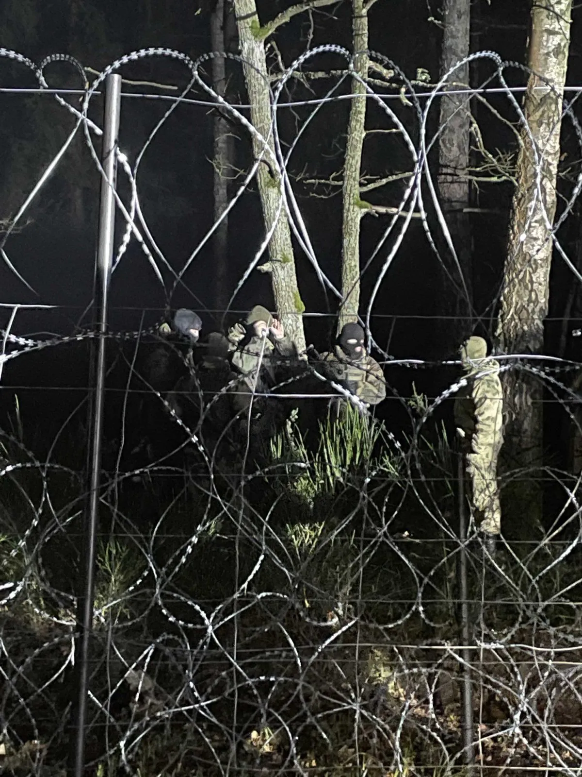 Білоруські силовики допомагають мігрантам незаконно отрапити в Польщу Білоруські силовики допомагають мігрантам незаконно отрапити в Польщу