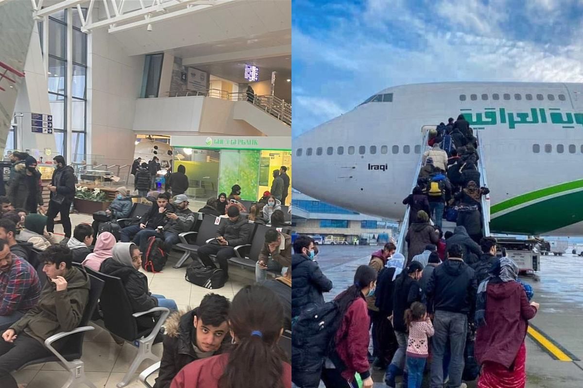 Кризис с мигрантами на польско-белорусской границе: Ирак начал забирать своих граждан Кризис с мигрантами на польско-белорусской границе: Ирак начал забирать своих граждан