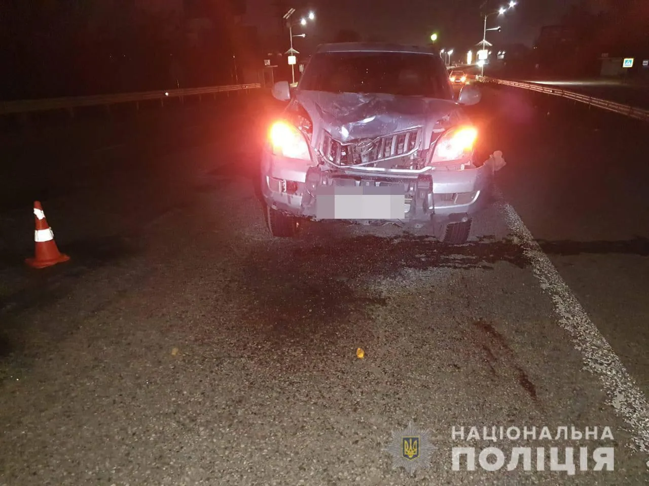 Позашляховик збив пішохода на Харківщині