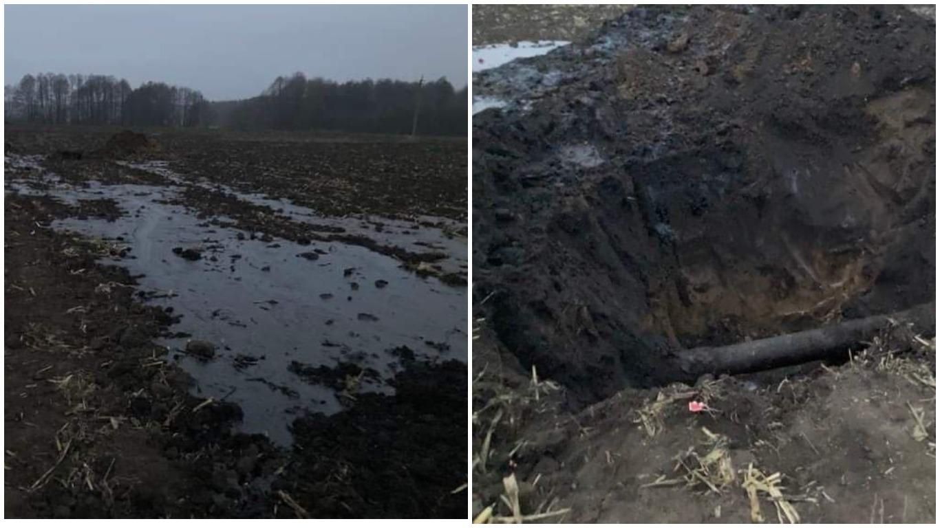 На Сумщині стався розлив нафти через аварію на нафтопроводі - Новини Суми - 24 Канал