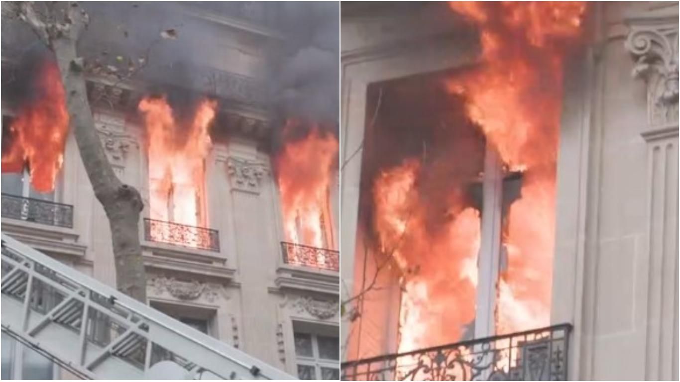Поблизу Паризької опери спалахнула масштабна пожежа - 24 Канал