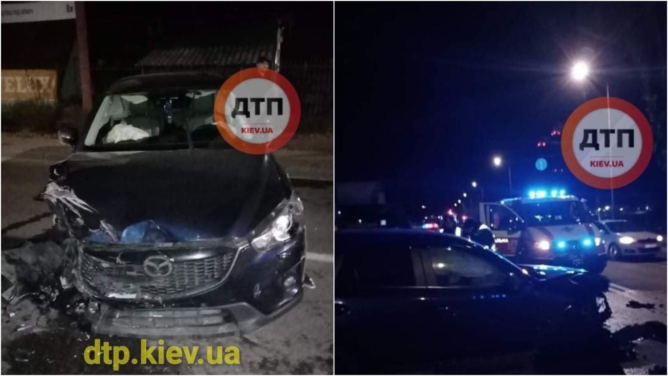 Под Киевом пьяная водитель устроила ДТП с грузовиком и маршрутками: видео с места происшествия Под Киевом пьяная водитель устроила ДТП с грузовиком и маршрутками: видео с места происшествия