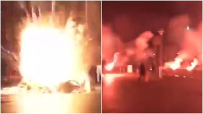 Вогнища та феєрверки у поліцію: в Нідерландах продовжуються протести антивакцинаторів