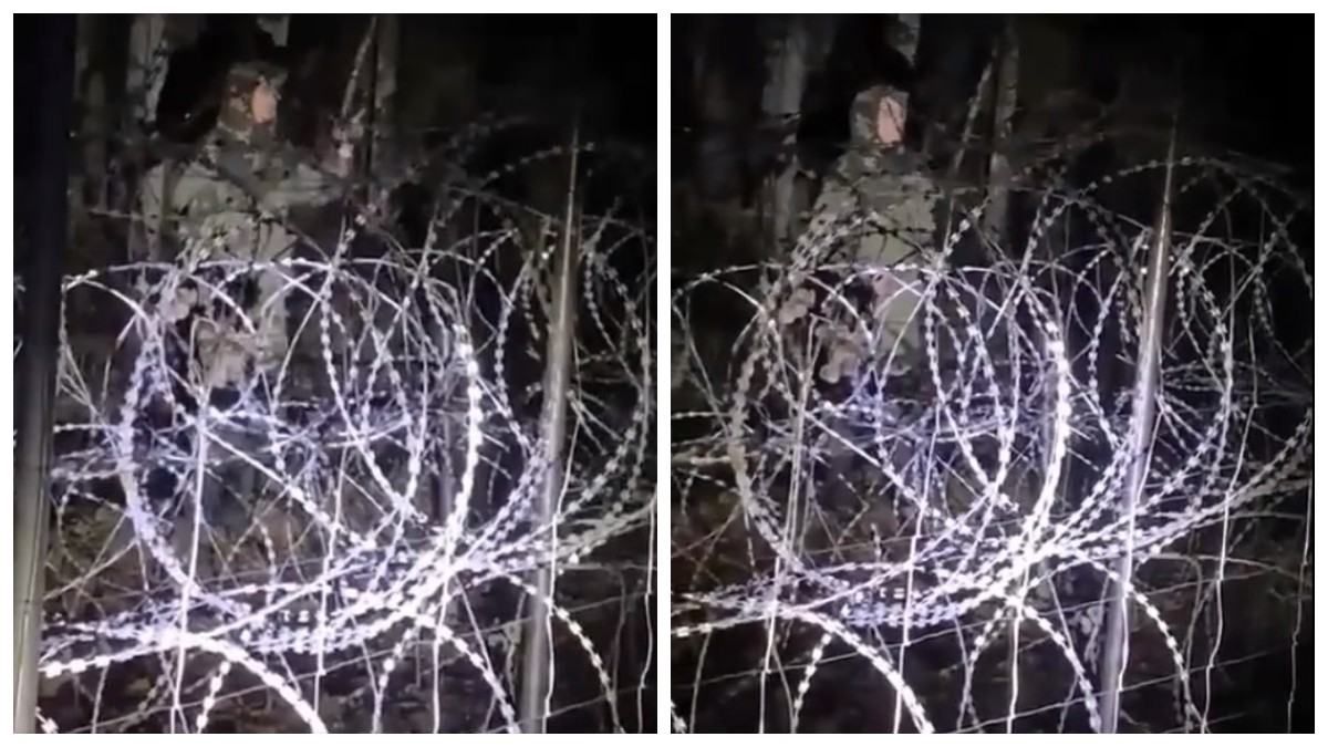 "Бери водку": поляки показали, как пьяные белорусы дежурят на границе с оружием в руках "Бери водку": поляки показали, как пьяные белорусы дежурят на границе с оружием в руках