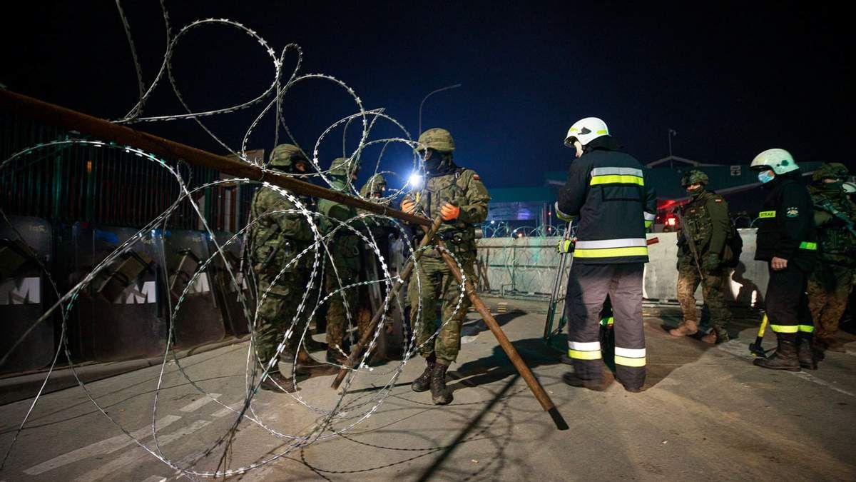 В Польшу пытались прорваться 150 нелегалов из Беларуси