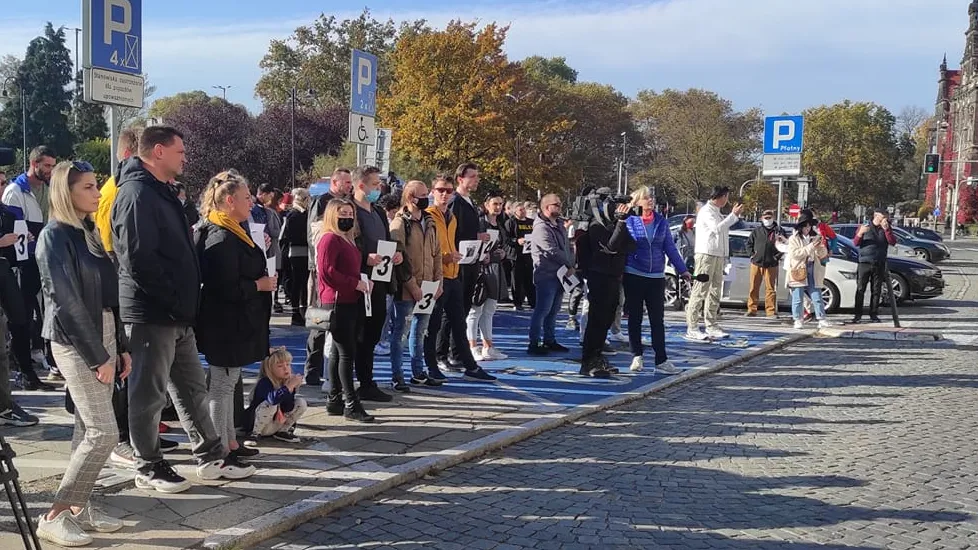 Протест українців у Вроцлаві Протест українців у Вроцлаві