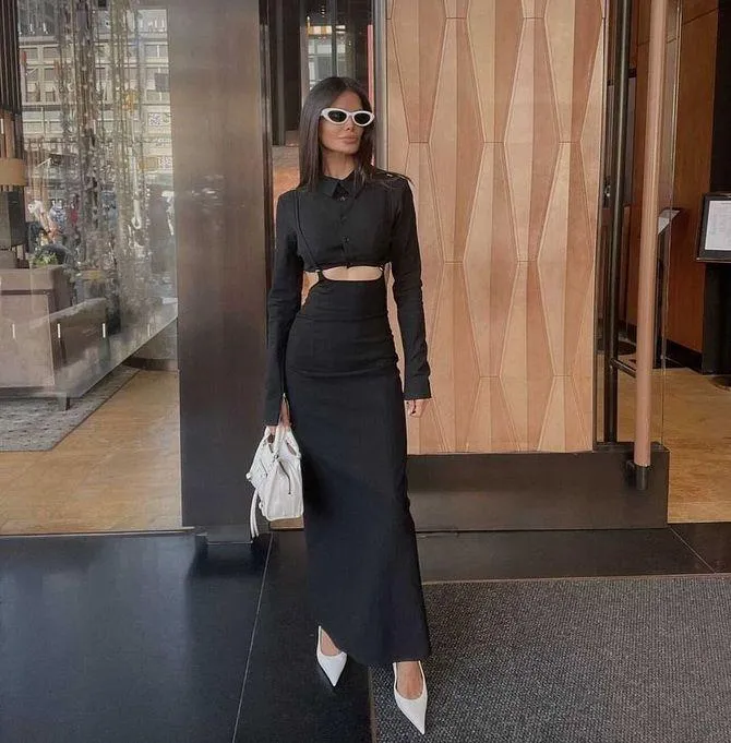 модні образи з чорним одягом модні образи з чорним одягом