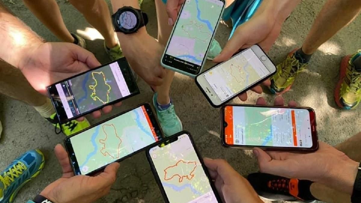 Бігова стежка у формі карти України потрапила в Книгу рекордів