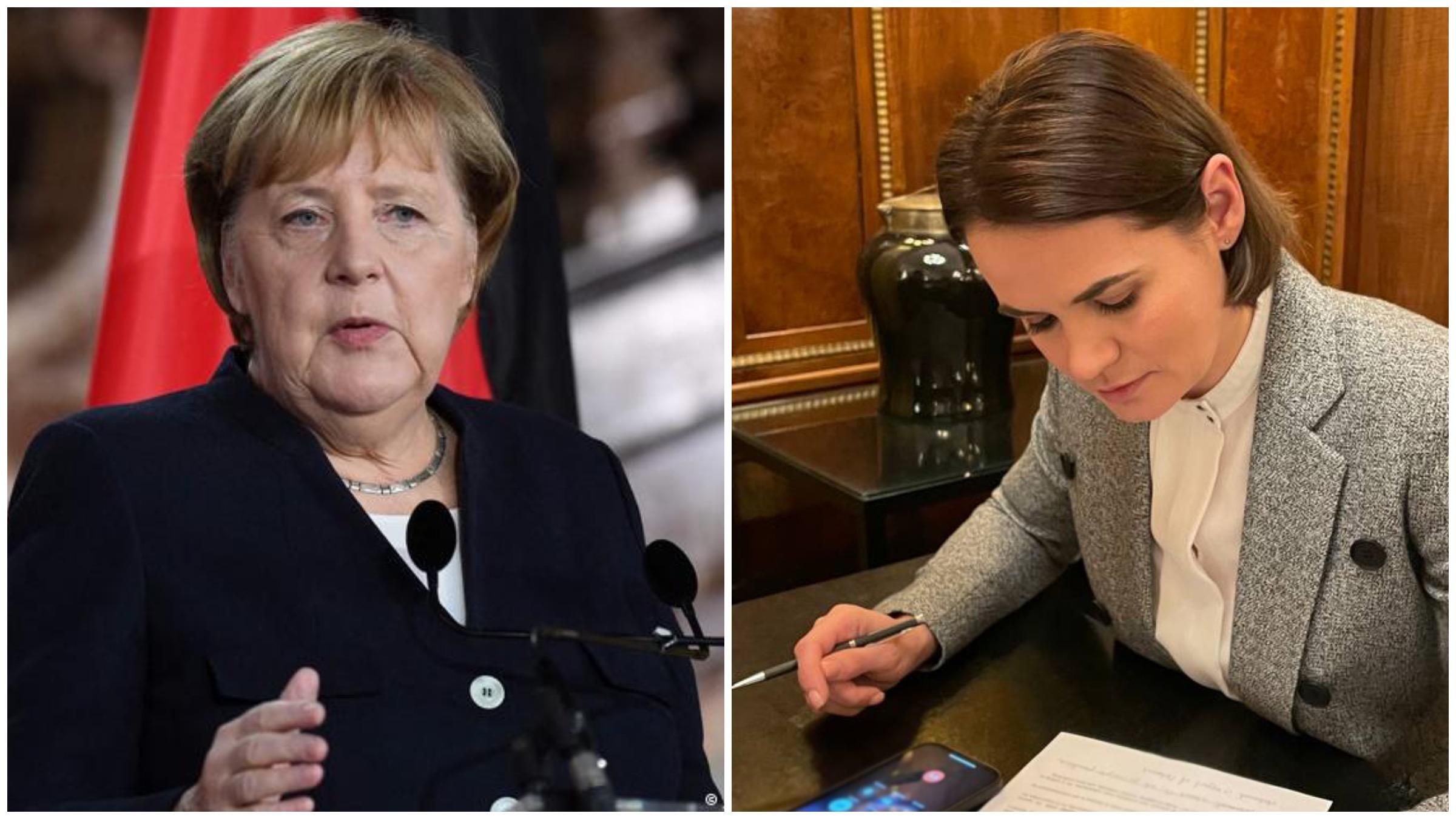  Меркель после нескольких разговоров с Лукашенко позвонила Тихановской