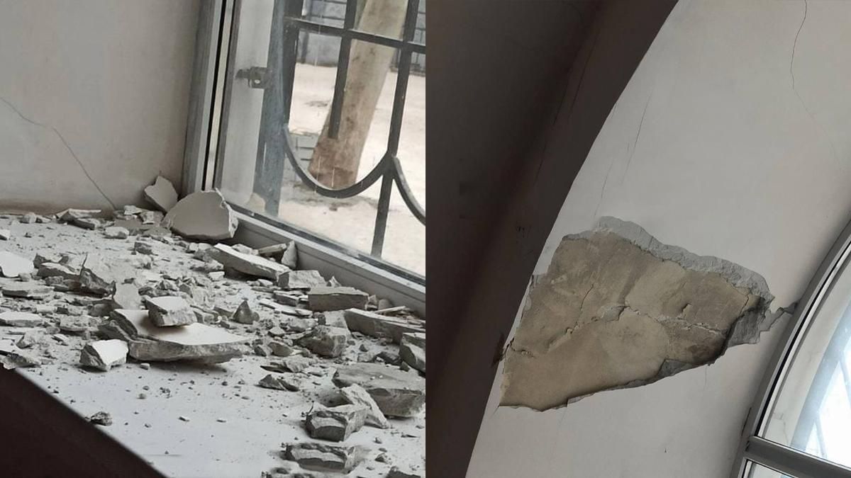 В Одессе во время лекции начал разрушаться корпус университета Мечникова: фото разрушений