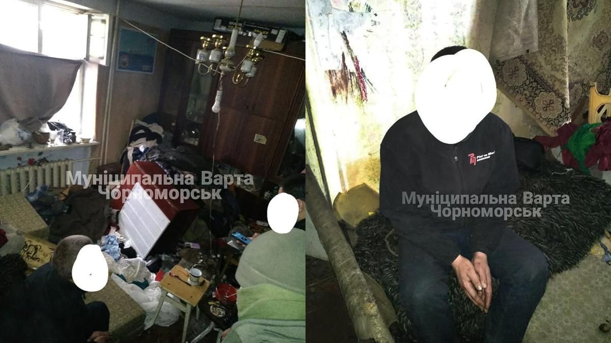 В Черноморске мужчина жил с трупом 2 недели и сжег его во дворе: жуткие фото с места