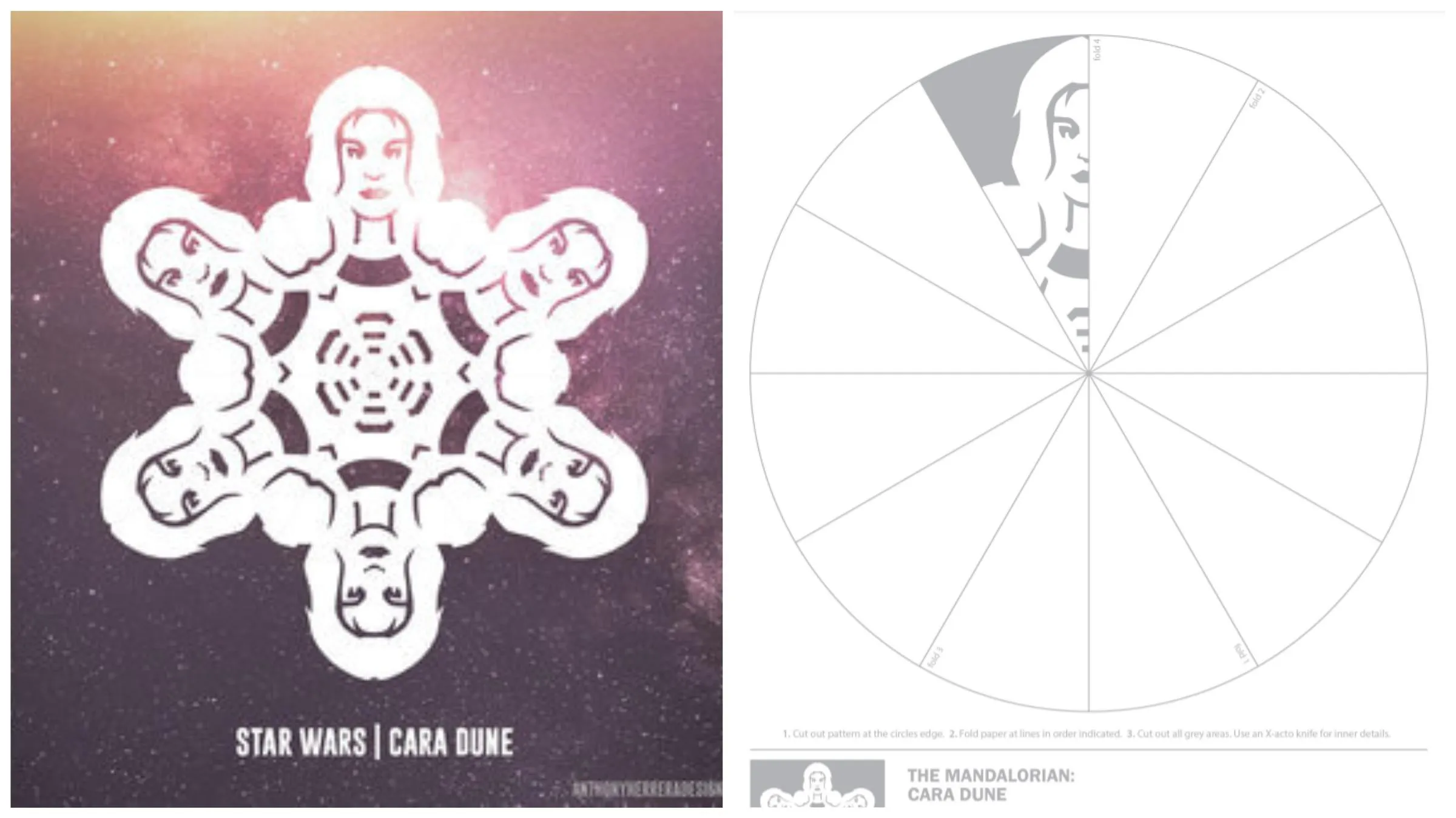 Сніжинка з Карою Дюн Сніжинка з Карою Дюн