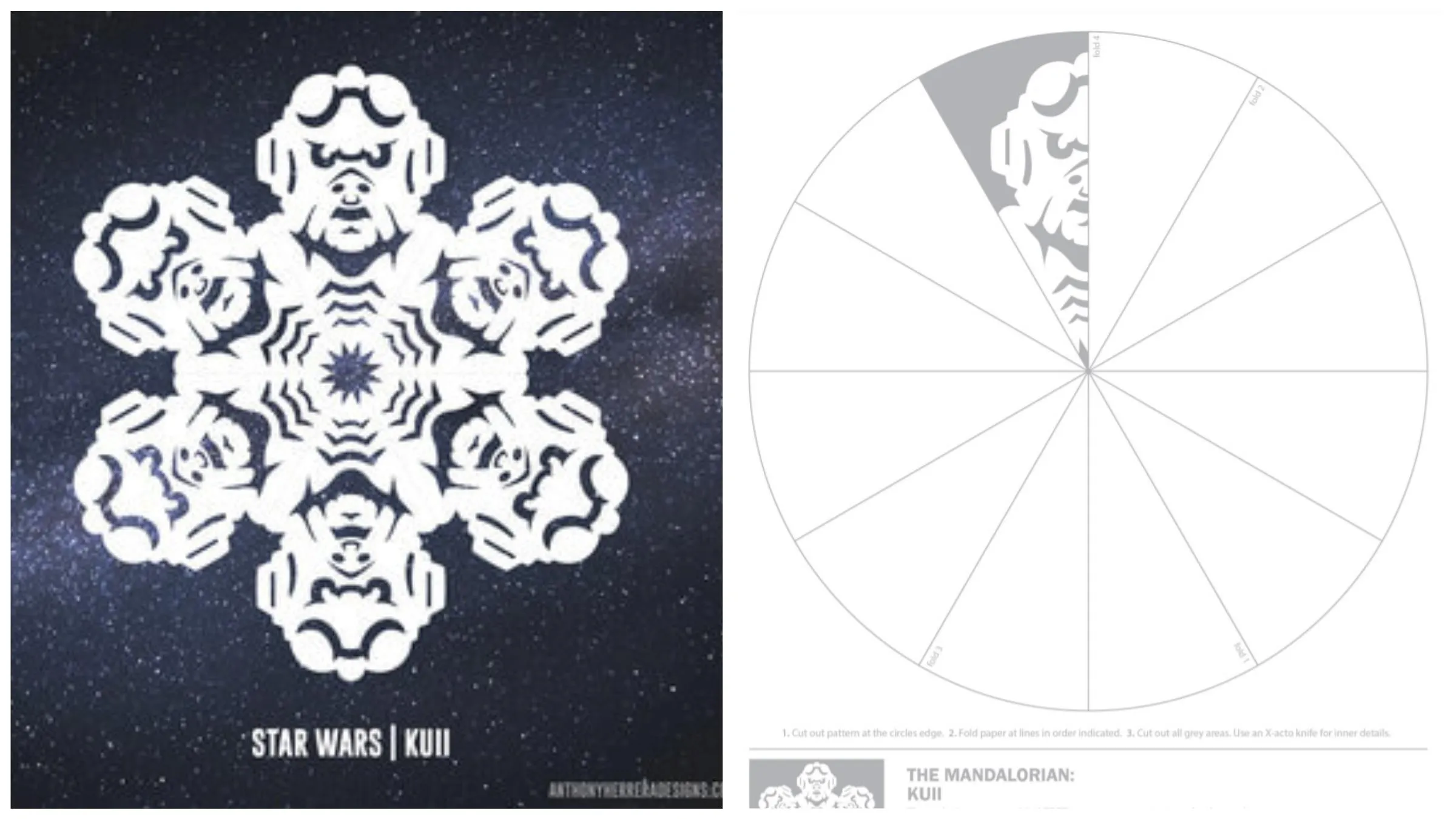 Сніжинка з Куїном із Зоряних Війн Сніжинка з Куїном із Зоряних Війн