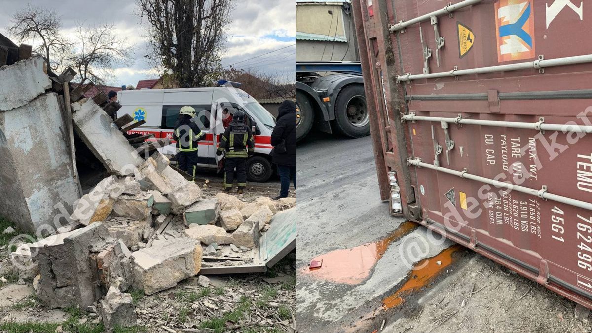 В Одессе фура снесла жилой дом: видео и фото разрушений В Одессе фура снесла жилой дом: видео и фото разрушений