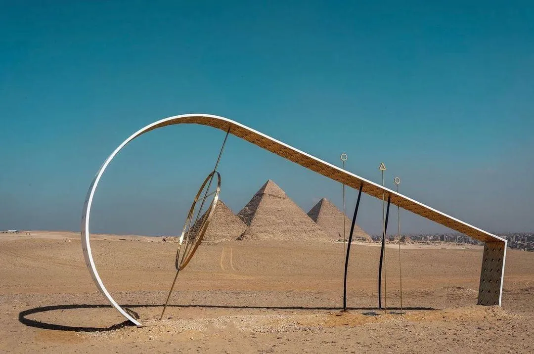 Выставка скульптур в Египте
