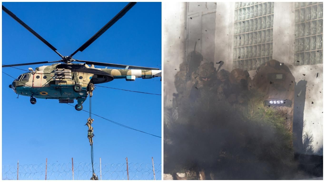 СБУ відпрацювала дії при можливому нападі терористів: відео з Луганщини - Головні новини - 24 Канал