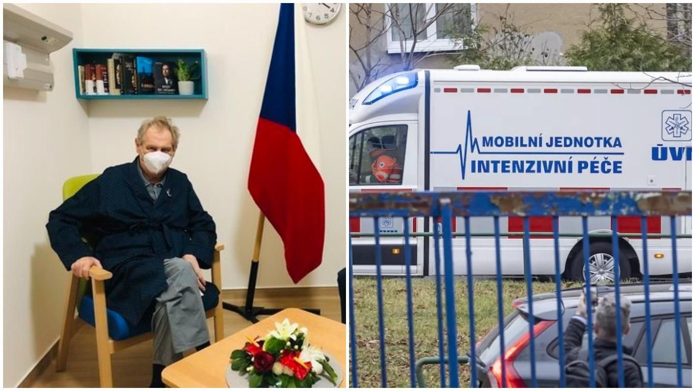 Президента Чехии Земана выписали из госпиталя, где он провел более месяца