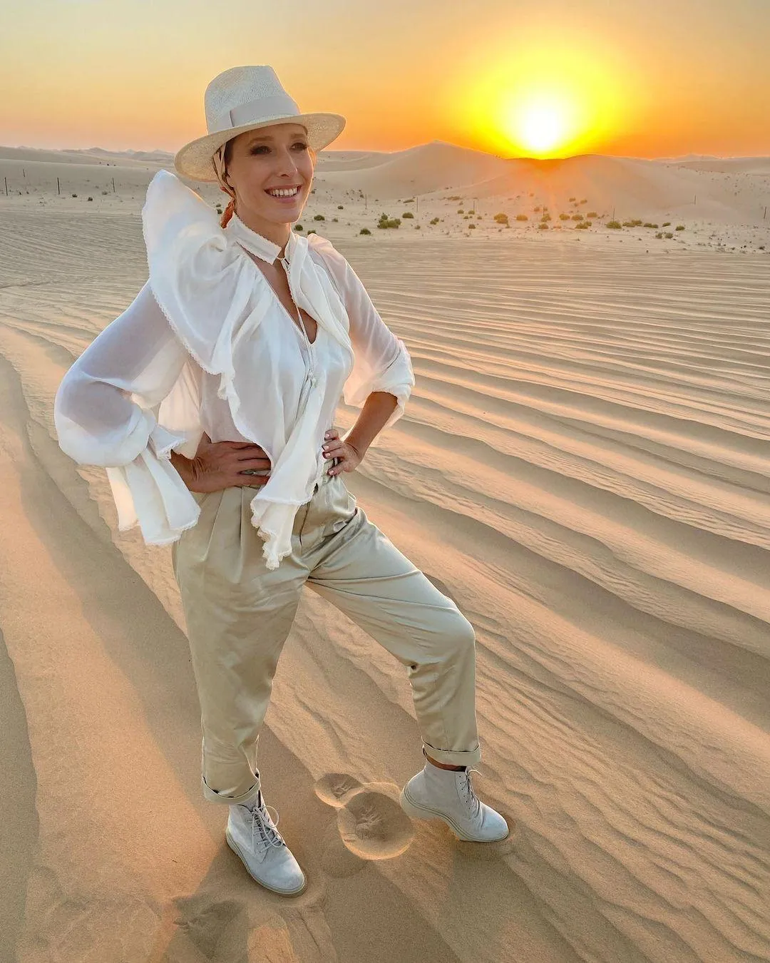 Катя Осадча в пустелі
