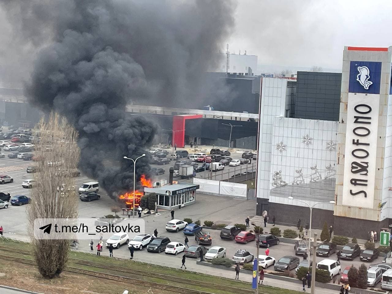 У Харкові шашличний павільйон спричинив масштабну пожежу - Новини Харкова сьогодні - Харків