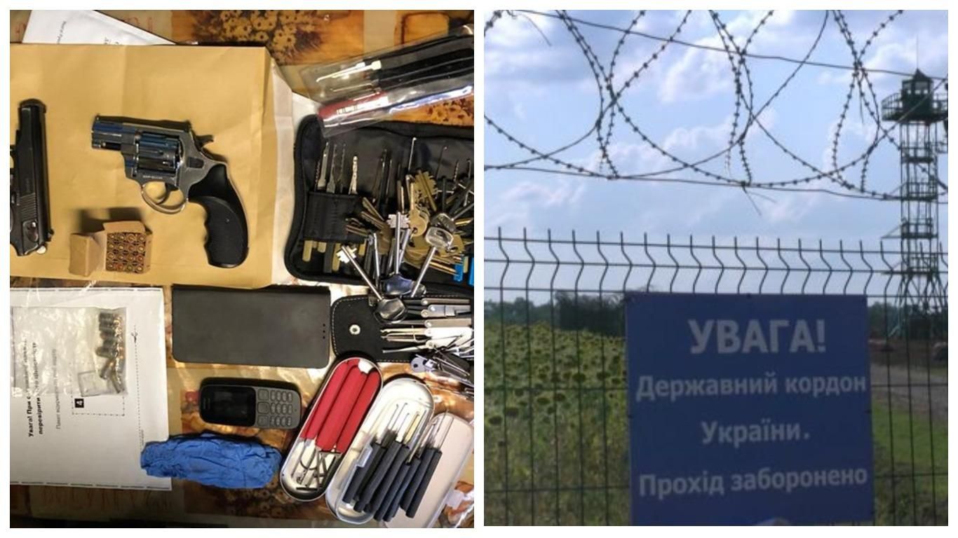 На границе с Россией и Беларусью нашли оружие и тепловизоры