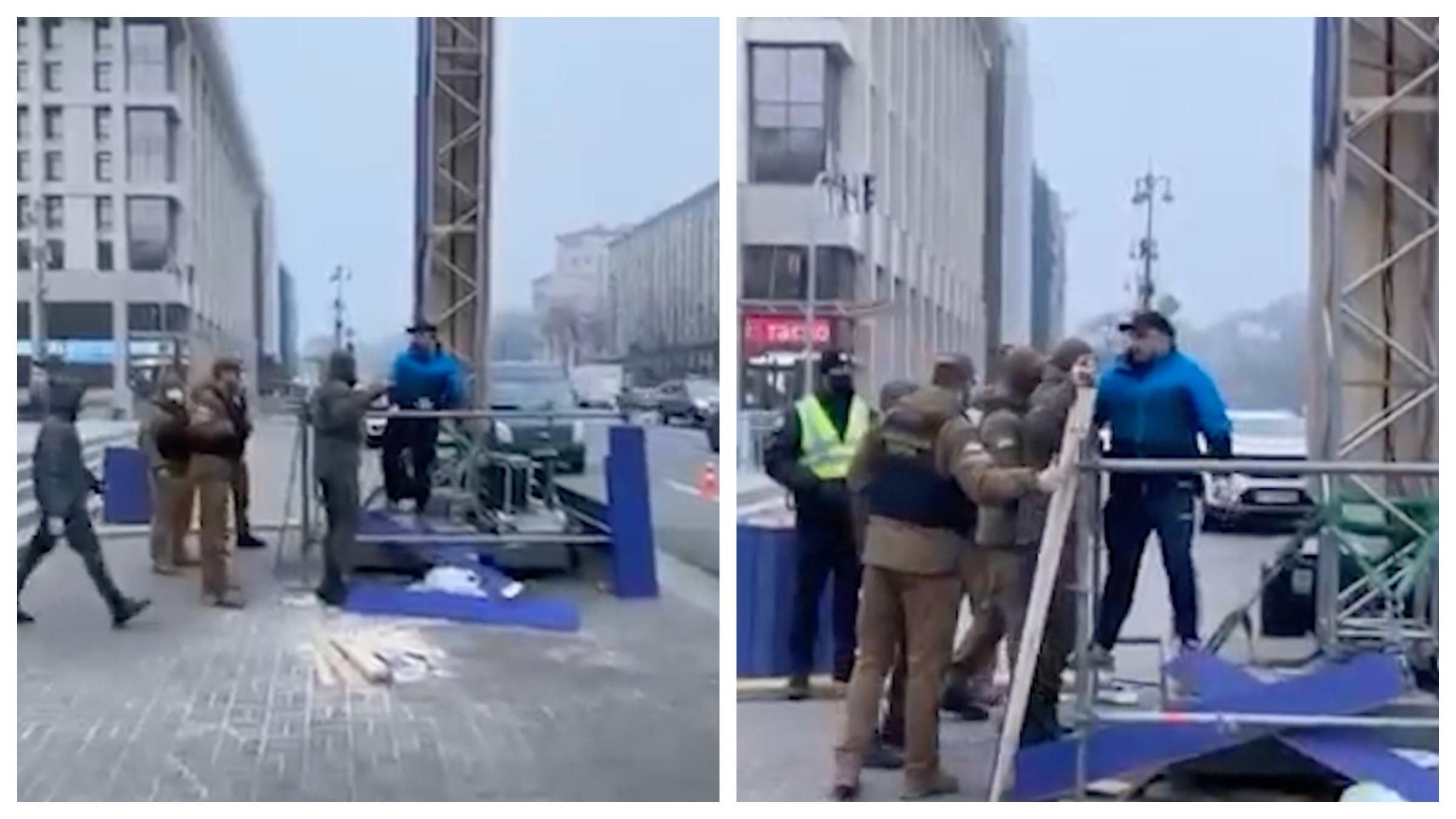 У Києві вандал розгромив величезну Ханукію: очевидці аплодували - Новини Київ - Київ