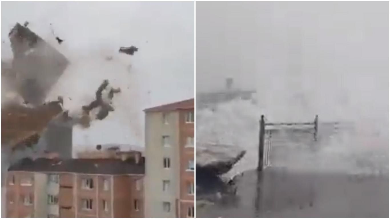 Ураганний вітер валить будинки та перевертає машини у Стамбулі: є жертви - Україна новини - 24 Канал
