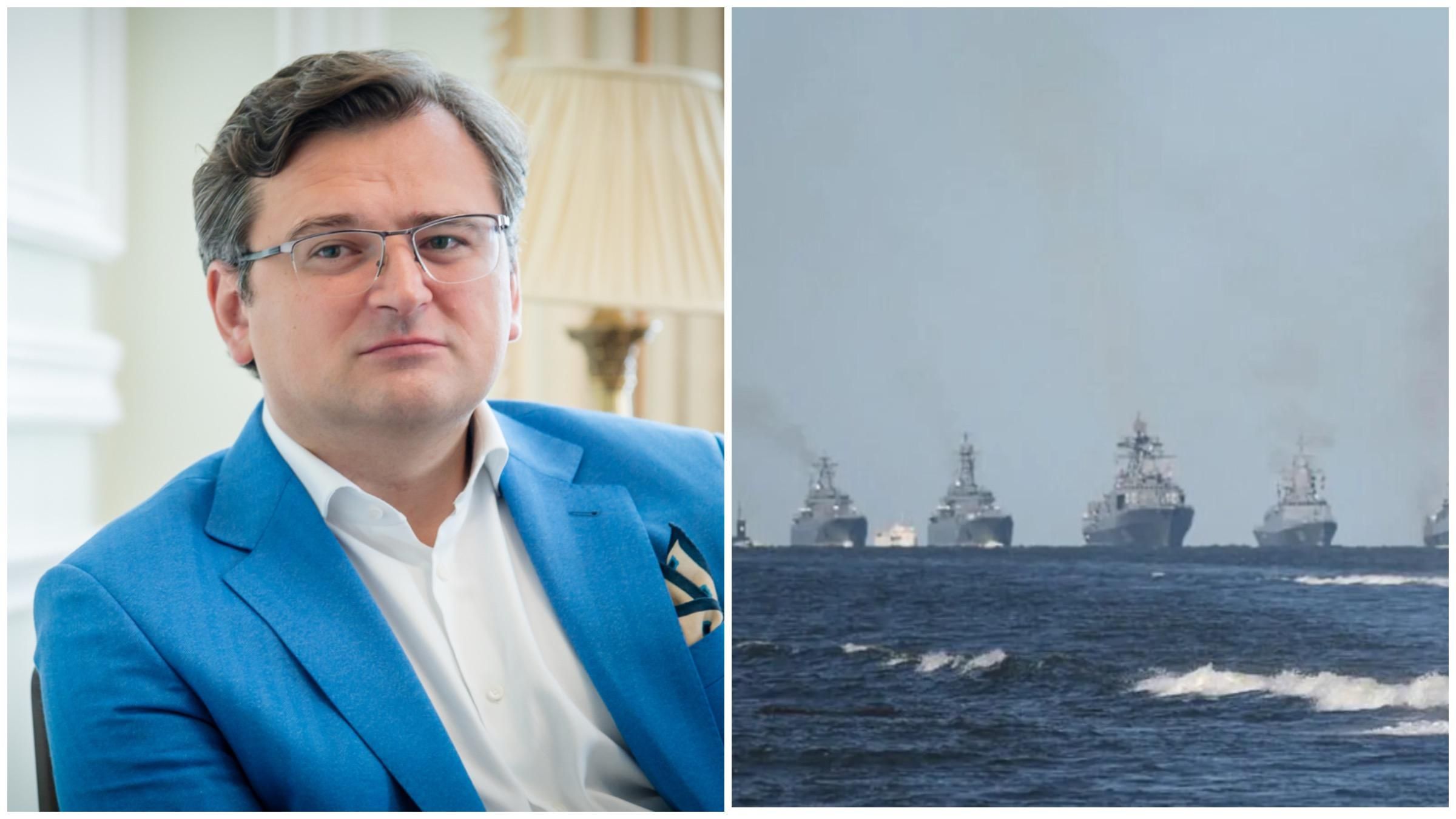 Боевые действия будут и в Черном море, – Кулеба о вероятном вторжении России