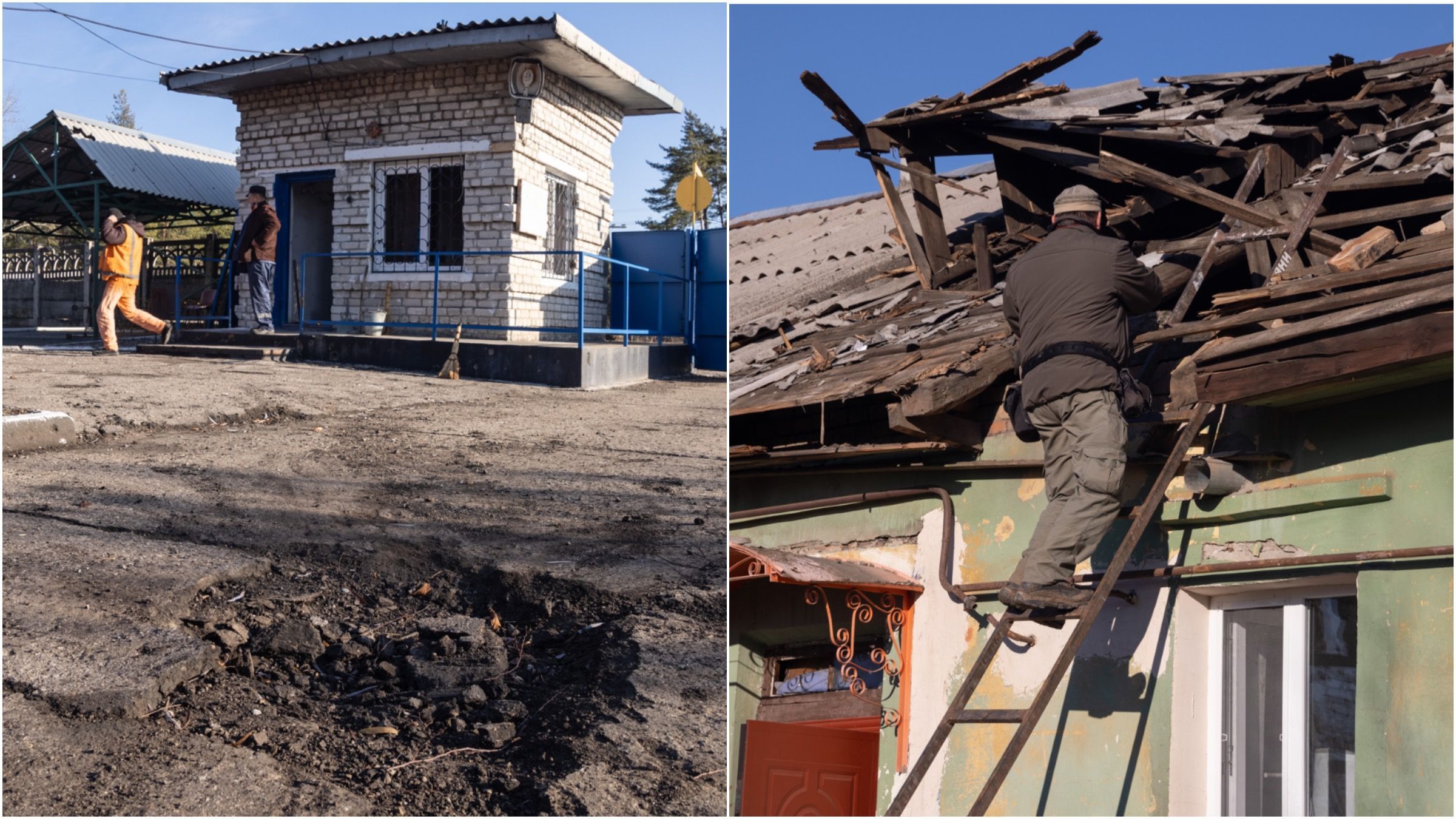 Цивільні не встигли сховатись: бойовики гатили по Станиці Луганській – фоторепортаж - Україна новини - 24 Канал Цивільні не встигли сховатись: бойовики гатили по Станиці Луганській – фоторепортаж - Україна новини - 24 Канал