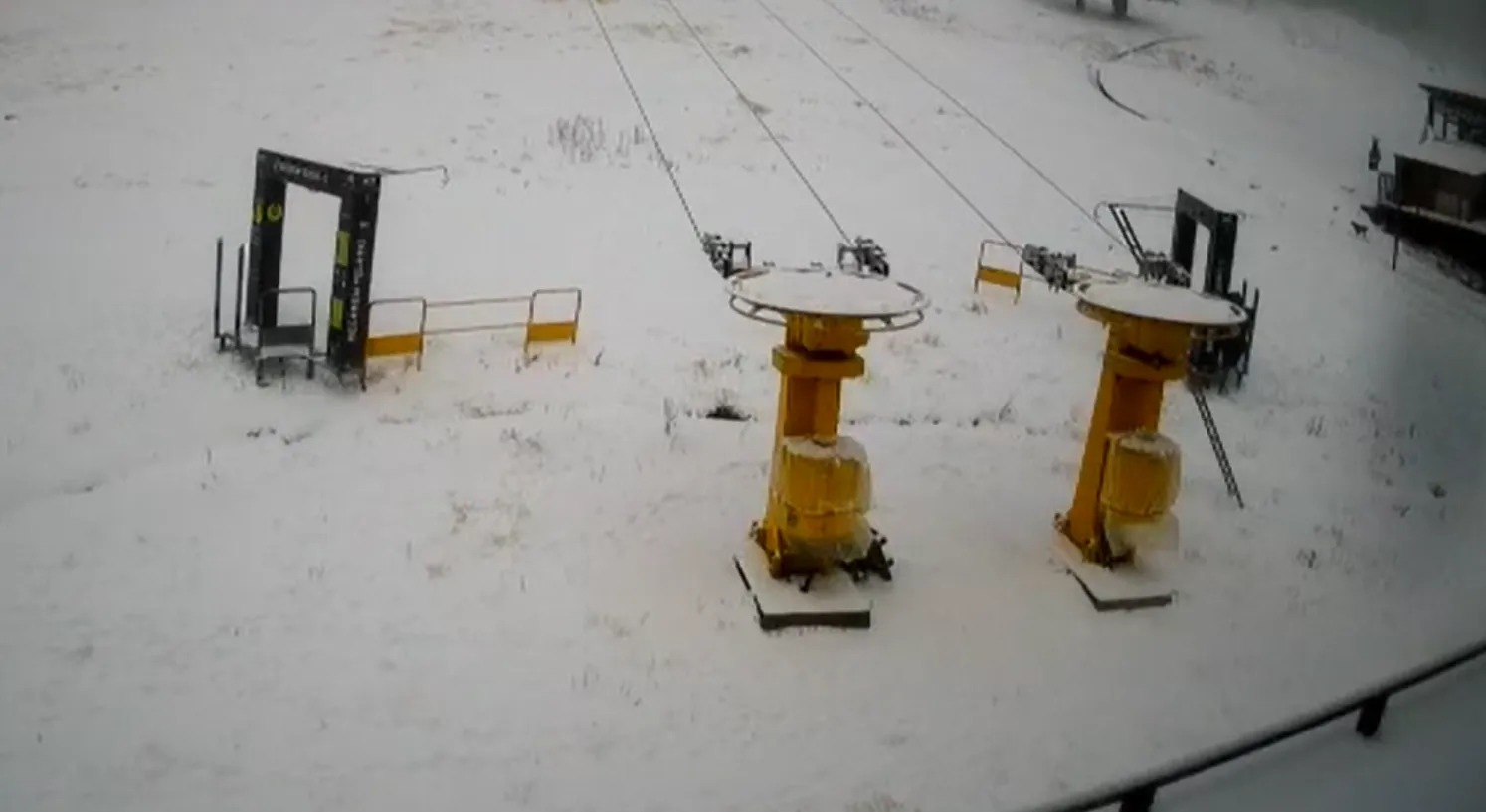 Курорт Улудаг накрыло снегом