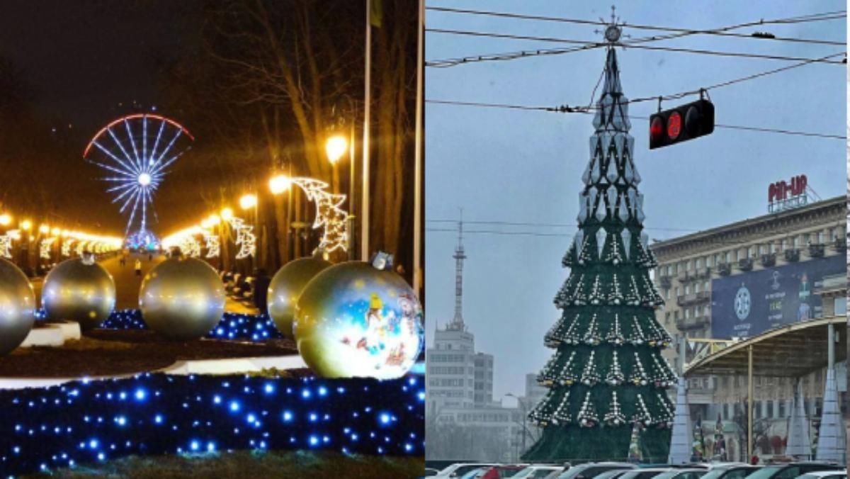 В Харькове установили главную елку и декорации: удивительные фото праздничного города