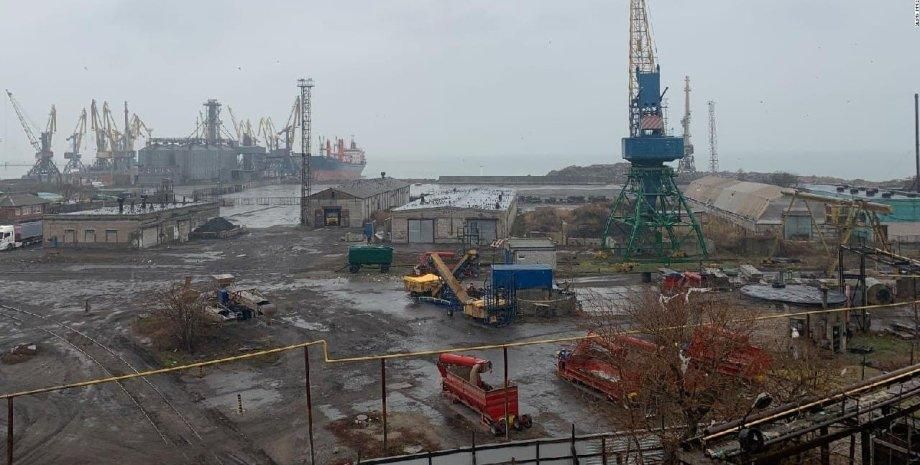 Будівництво військово-морської бази у Бердянську
