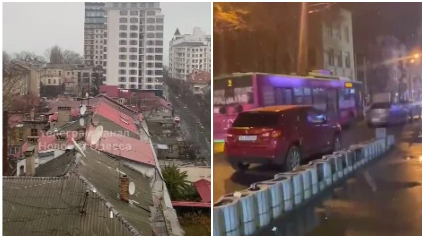 В Одессе и области выпал первый снег – фото и видео из региона В Одессе и области выпал первый снег – фото и видео из региона