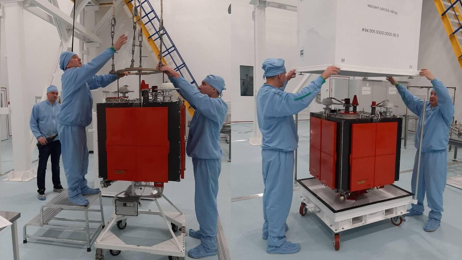 Украинский спутник отправили в США Украинский спутник отправили в США