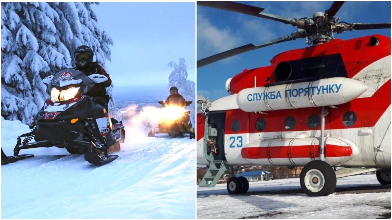 Знайшли перекинутий снігохід: у Карпатах відновили пошуки чоловіка, що загубився у горах - Україна новини - 24 Канал Знайшли перекинутий снігохід: у Карпатах відновили пошуки чоловіка, що загубився у горах - Україна новини - 24 Канал